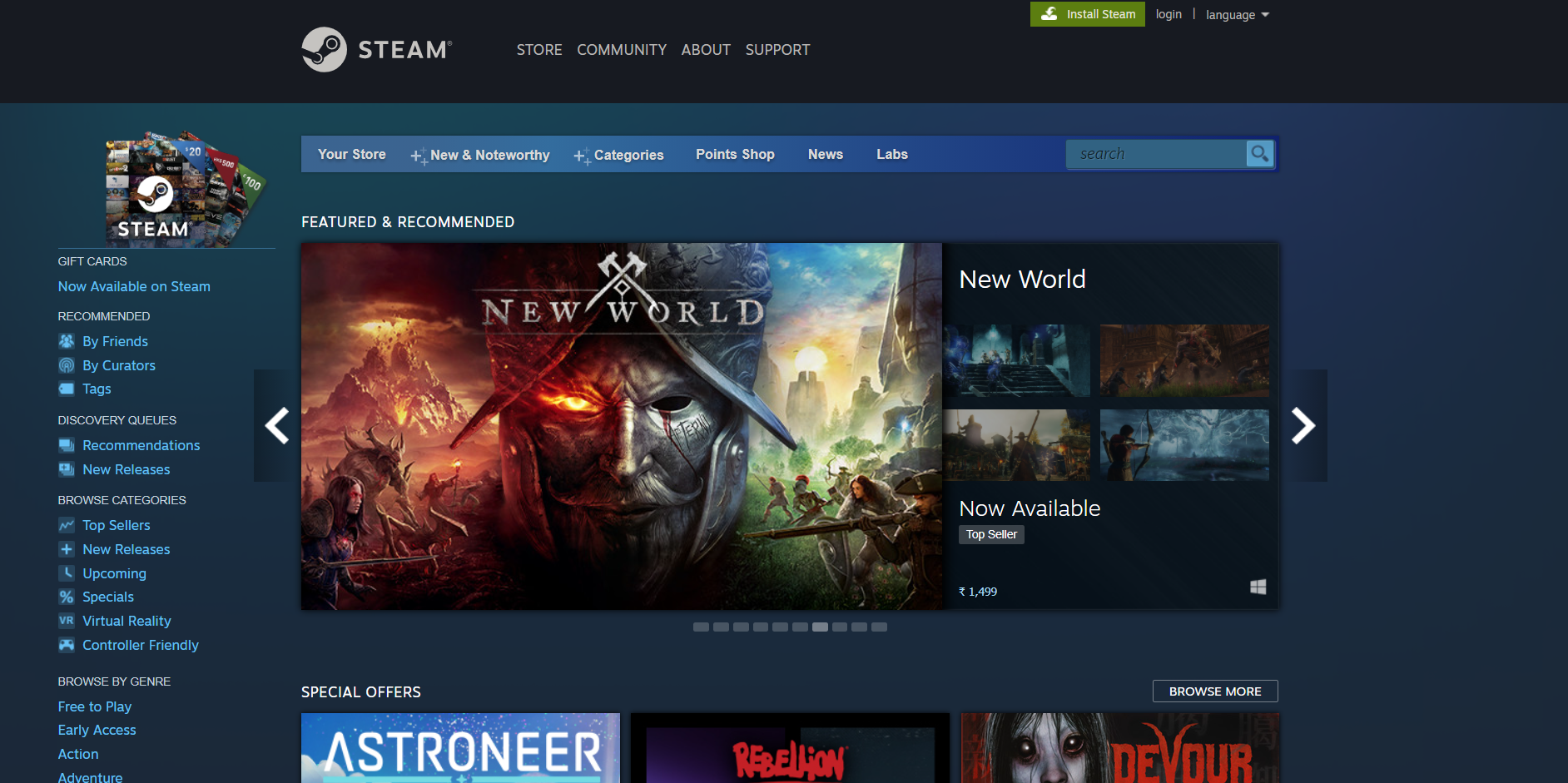 steam-home-page