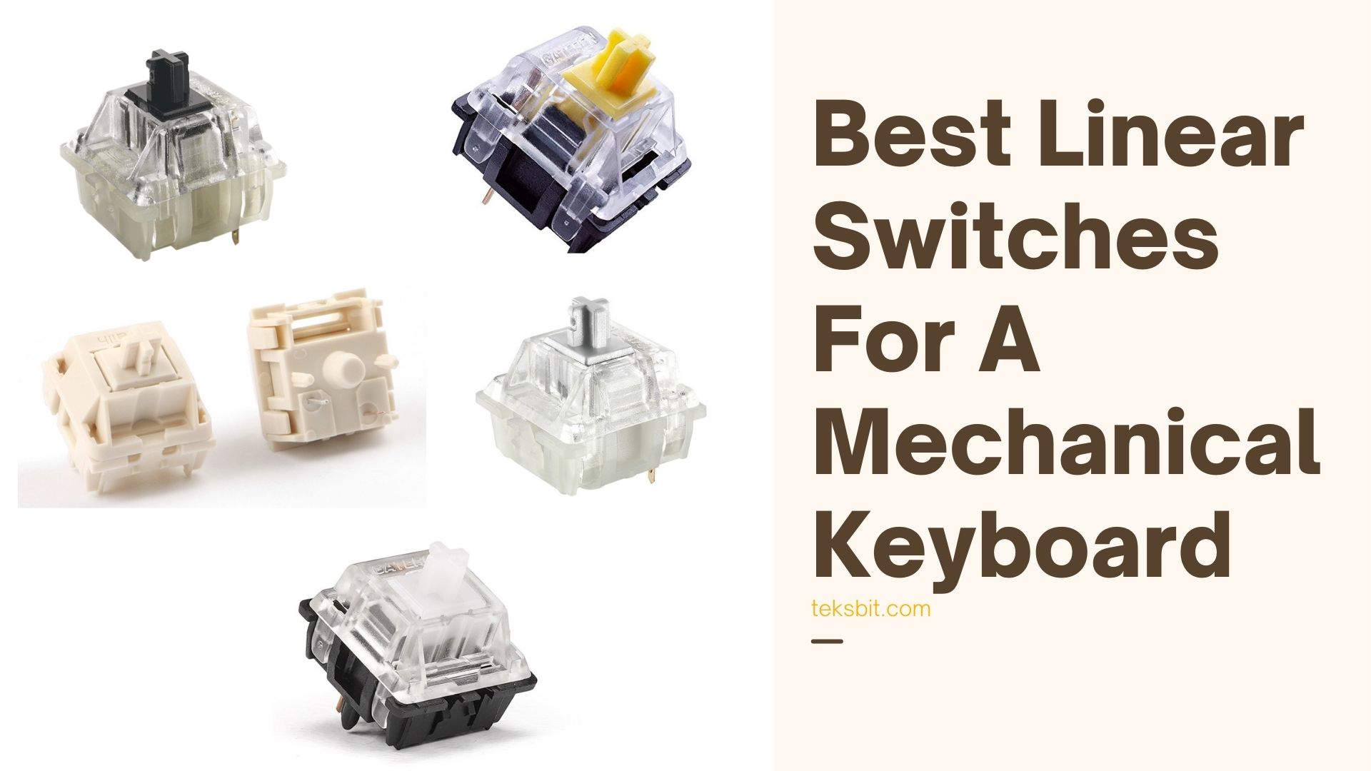 Best Linear Switches for A Mechanical Keyboard {Must Buy No. 3} TEKSBIT