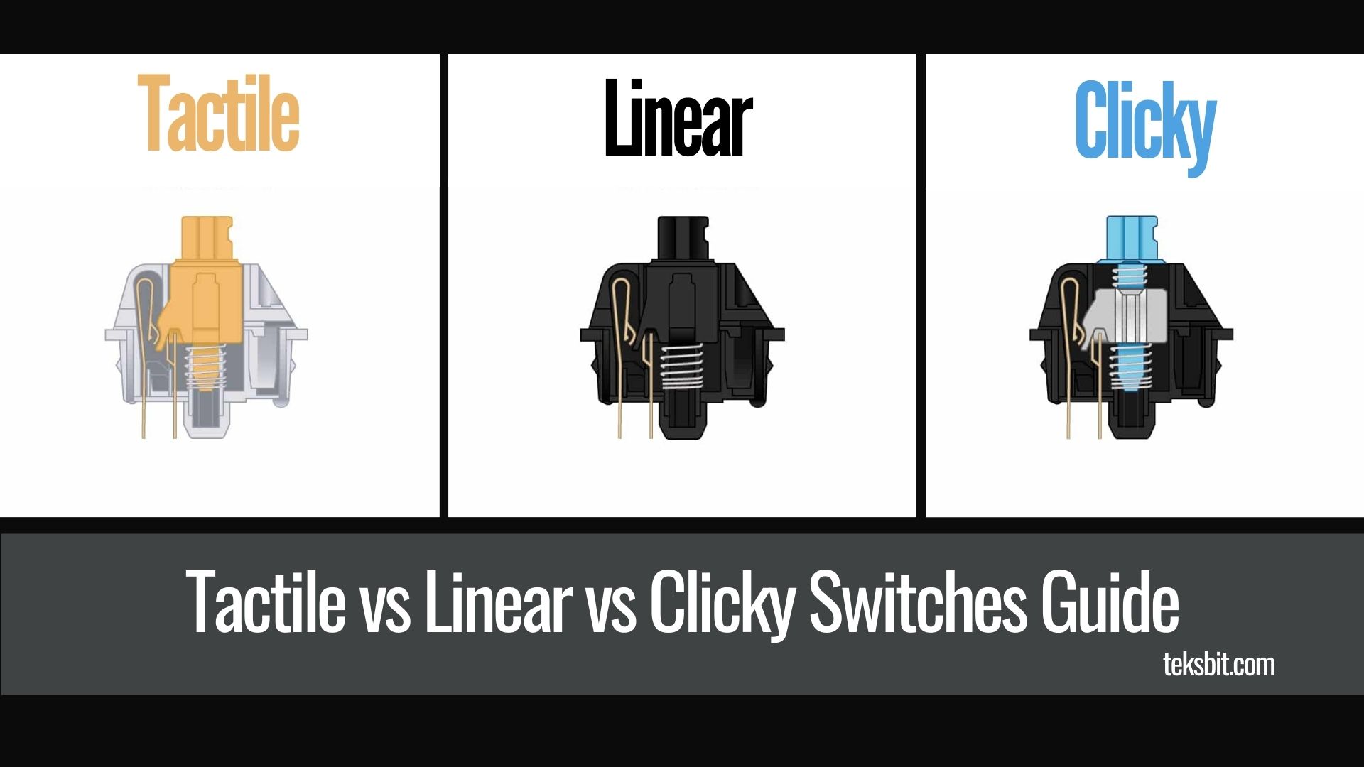 linear vs tactile vs clicky