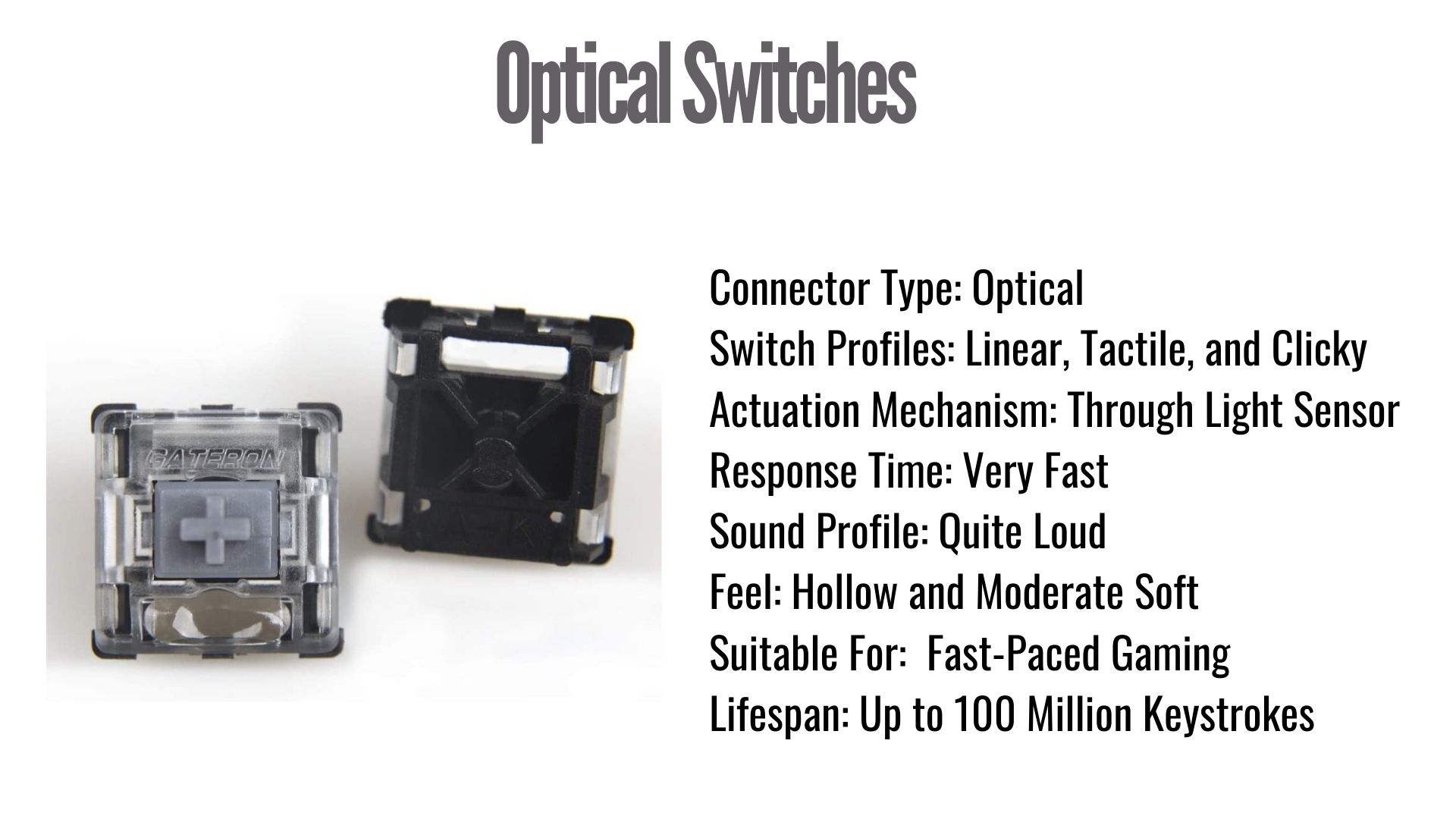 optical switches specs